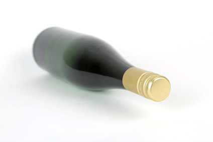 Weinflasche mit Schraubverschluss